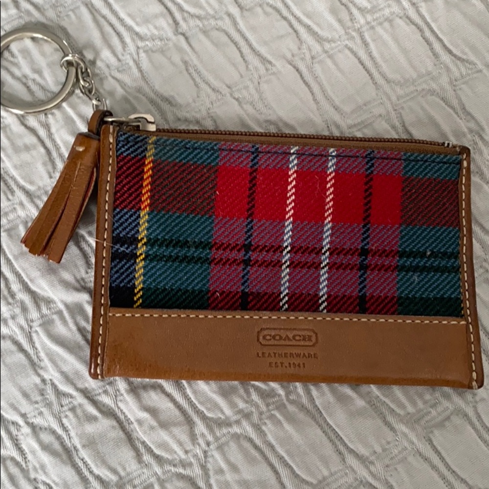 Coach wallet keychain